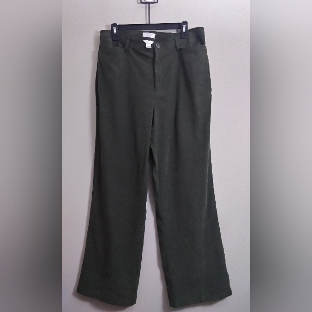 Christopher & Banks Green Pants Size 14